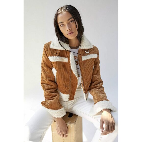 BDG x UO Salem Corduroy Fleece Jacket